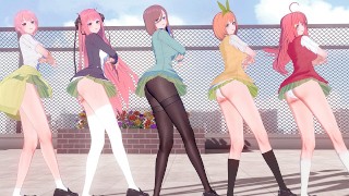 KKVMDMMDWiggleWiggle一花二乃三玖四叶五月五等分の花嫁